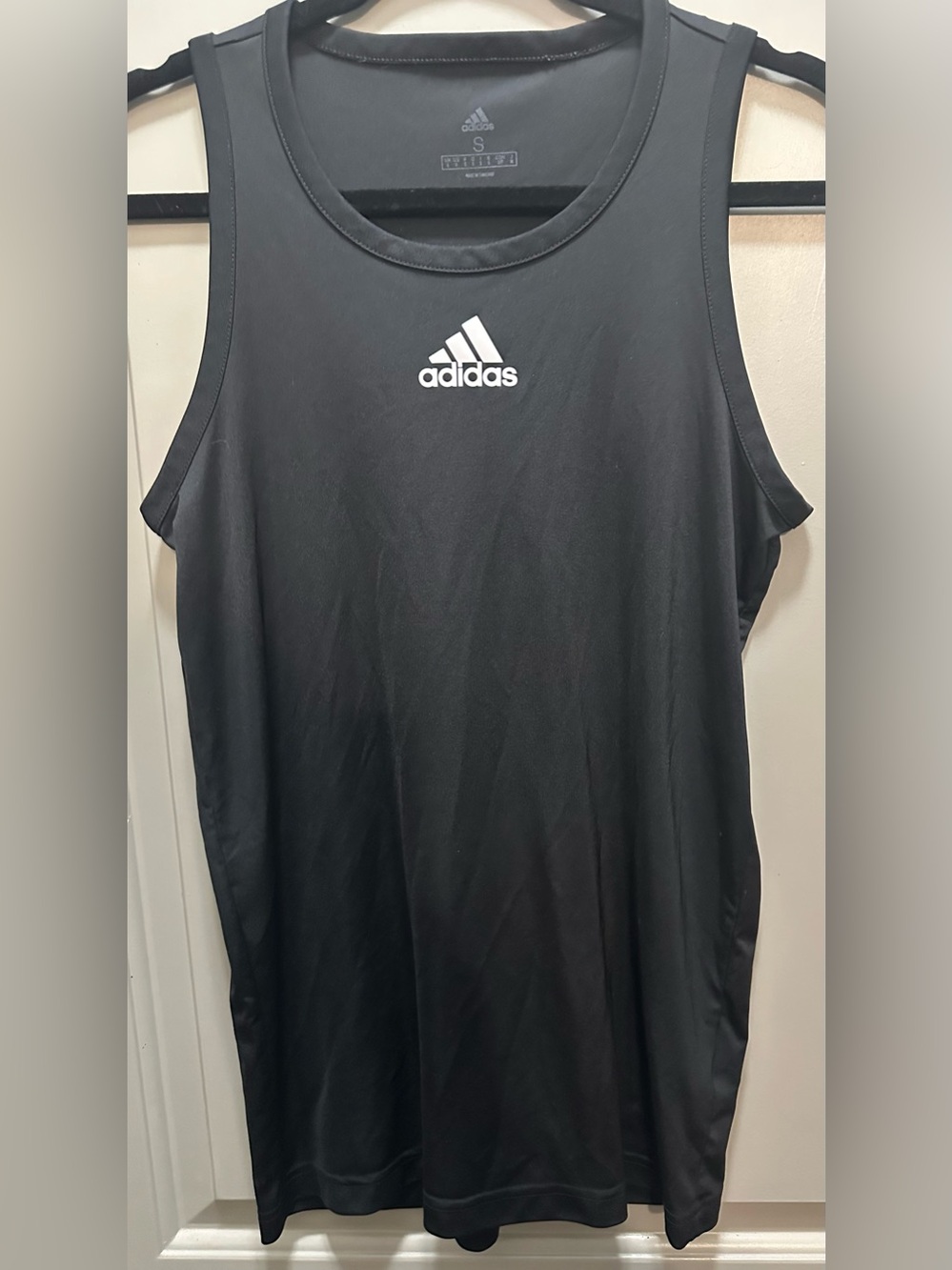 Adidas Size S Black Tank Top EUC